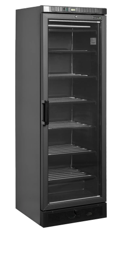 CONGELADOR EXPOSITOR 270L NEGRO TEFCOLD