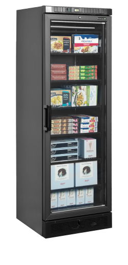 CONGELADOR EXPOSITOR 270L NEGRO TEFCOLD