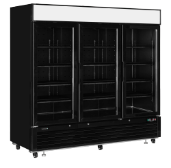 EXPOSITOR MURAL REFRIGERADO 1436L NEGRO TEFCOLD