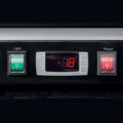 EXPOSITOR MURAL REFRIGERADO 1436L NEGRO TEFCOLD