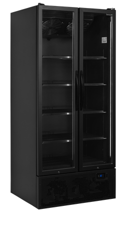 Expositor refrigerado color negro