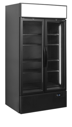 Expositor refrigerado color negro