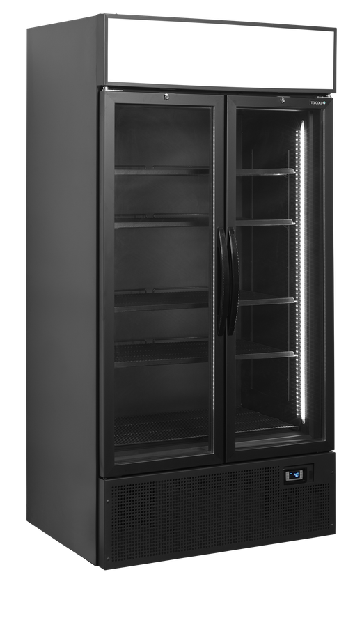 Expositor refrigerado color negro
