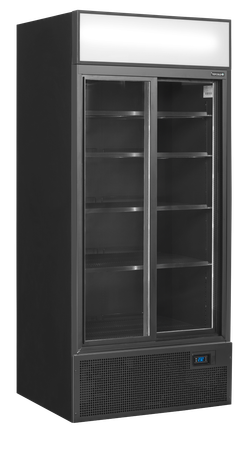 Expositor refrigerado color negro
