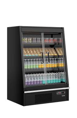 REFRIGERADOR MURAL SUPERMERCADO 270L NEGRO TEFCOLD
