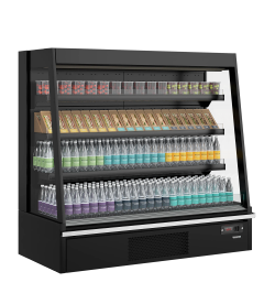 REFRIGERADOR MURAL SUPERMERCADO 360L NEGRO TEFCOLD