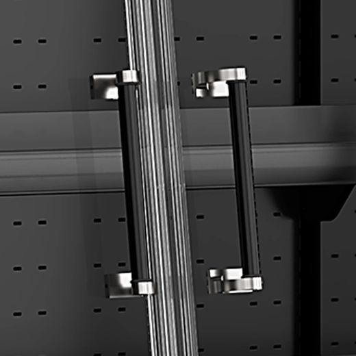 REFRIGERADOR MURAL SUPERMERCADO 360L NEGRO TEFCOLD