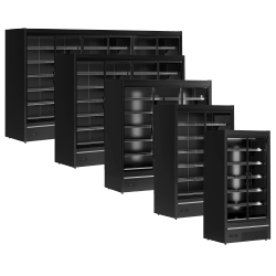 REFRIGERADOR MURAL SUPERMERCADO 555L NEGRO TEFCOLD