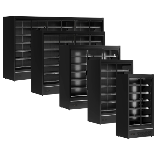 REFRIGERADOR MURAL SUPERMERCADO 555L NEGRO TEFCOLD