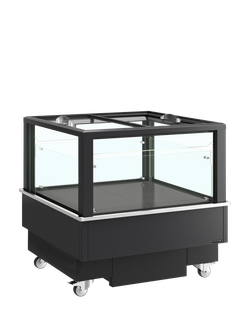 Refrigerador/congelador negro para la venta por impulso