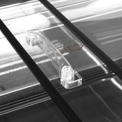 ISLA DUAL PARA VENTA POR IMPULSO 320L NEGRA TEFCOLD