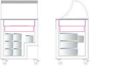 VITRINA HELADOS TEFCOLD IC201SC+SO