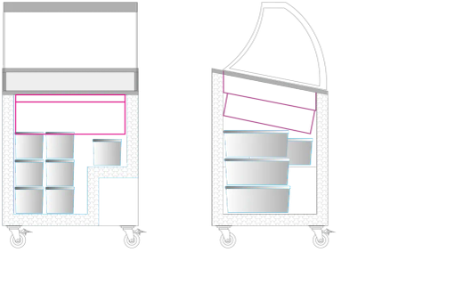 VITRINA HELADOS TEFCOLD IC202SCE-SO