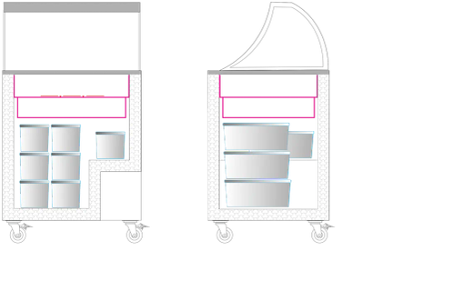 VITRINA HELADOS TEFCOLD IC202SC-SO