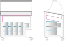 VITRINA HELADOS TEFCOLD IC301SCE+SO
