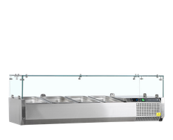 Vitrina refrigerada sobre encimera GN1/3