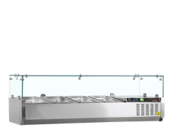 Vitrina refrigerada sobre encimera GN1/3