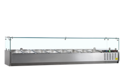 Vitrina refrigerada sobre encimera GN1/3