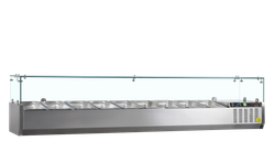 Vitrina refrigerada sobre encimera GN1/3