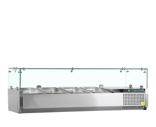 Vitrina refrigerada sobre encimera GN1/4