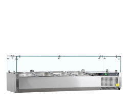 Vitrina refrigerada sobre encimera GN1/4