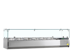 Vitrina refrigerada sobre encimera GN1/4