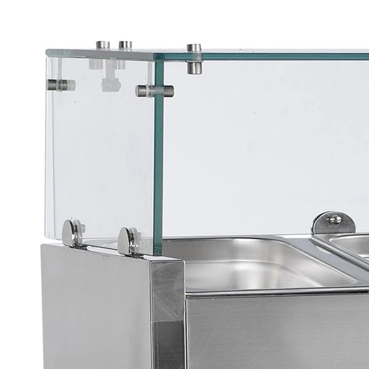 Vitrina refrigerada sobre encimera GN1/4
