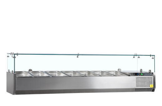 Vitrina refrigerada sobre encimera GN1/4