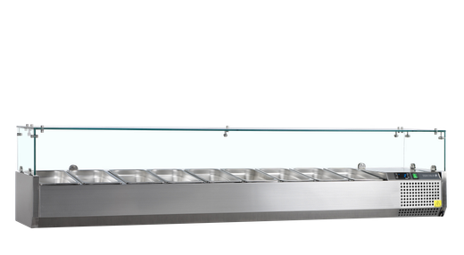 Vitrina refrigerada sobre encimera GN1/4