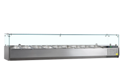 Vitrina refrigerada sobre encimera GN1/4
