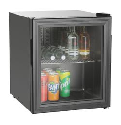 Vitrina refrigeradora 78L, plateado