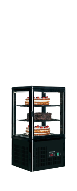 VITRINA SOBREMOSTRADOR REFRIGERADA 58L TEFCOLD